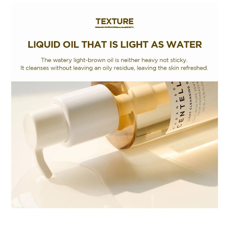 Madagascar Centella Light Cleansing Oil 4