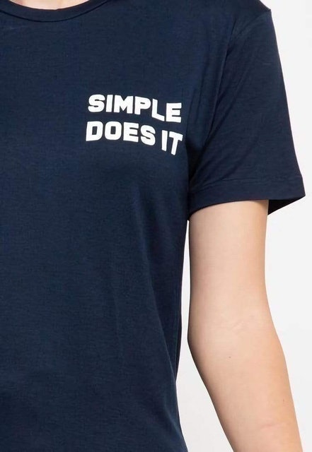Simple Doest It Navy Kaos Casual Wanita 3