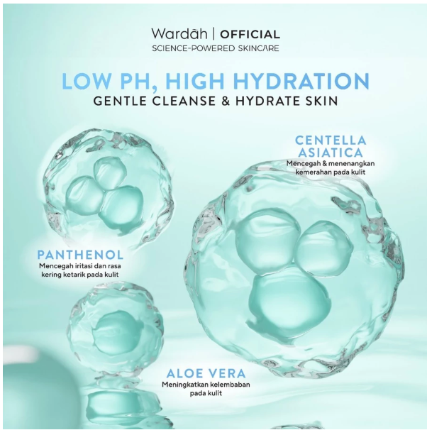 Paragon Technology and Innovation Wardah Cica Aloe Low pH Hydramild Facial Wash 