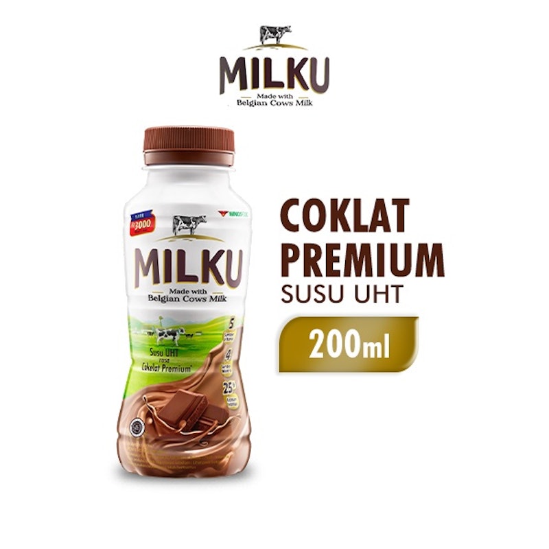 Milku Susu UHT Rasa Cokelat Premium 2