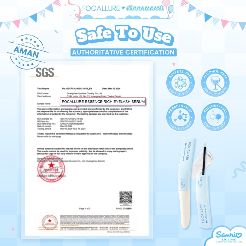 X Sanrio Essence Rich Eyelash & Brow Serum 4