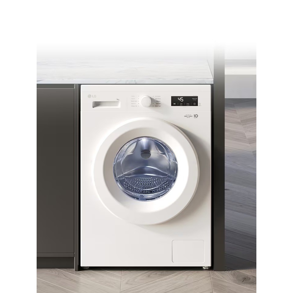 LG 8kg Front Loading Mesin Cuci Inverter Direct Drive Motor FB1208S6W