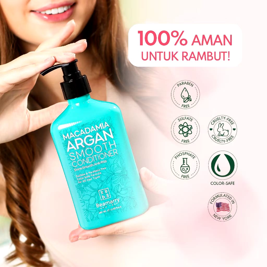 Beamarry New York Beamarry Macadamia Argan Smooth Shampoo