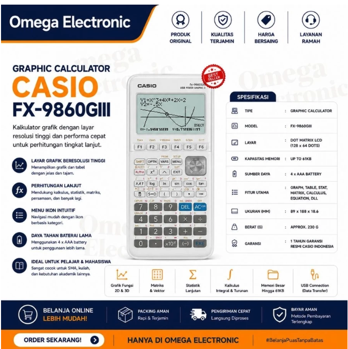 Casio Graphic Calculator  2
