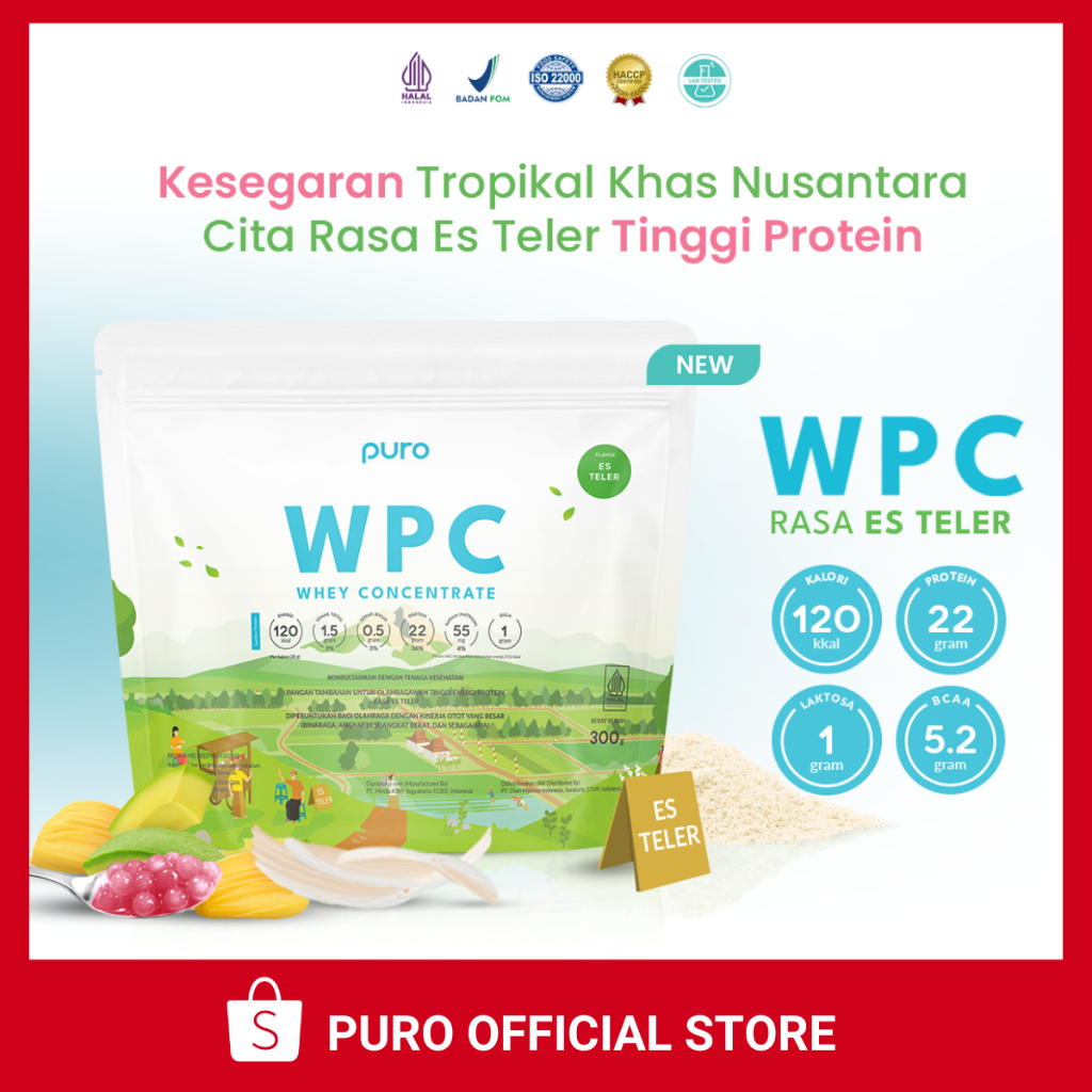 Puro Pure Nutrition WPC WPRO Whey Concentrate