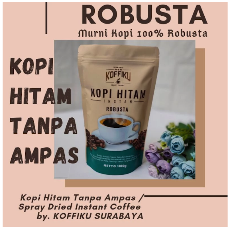KOFFIKU Kopi Hitam Instan Robusta 3
