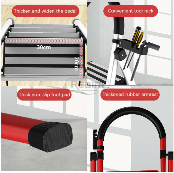  Reaim Tangga Besi Lipat 6 Layer 185 cm