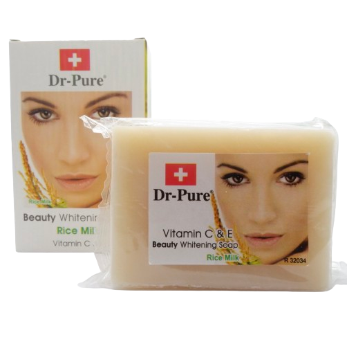 Dr-Pure Beauty Brightening Soap (Rice Milk)