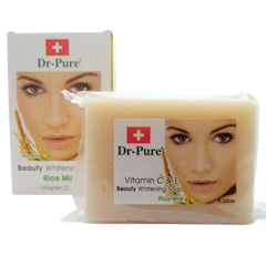 Dr-Pure Beauty Brightening Soap (Rice Milk)