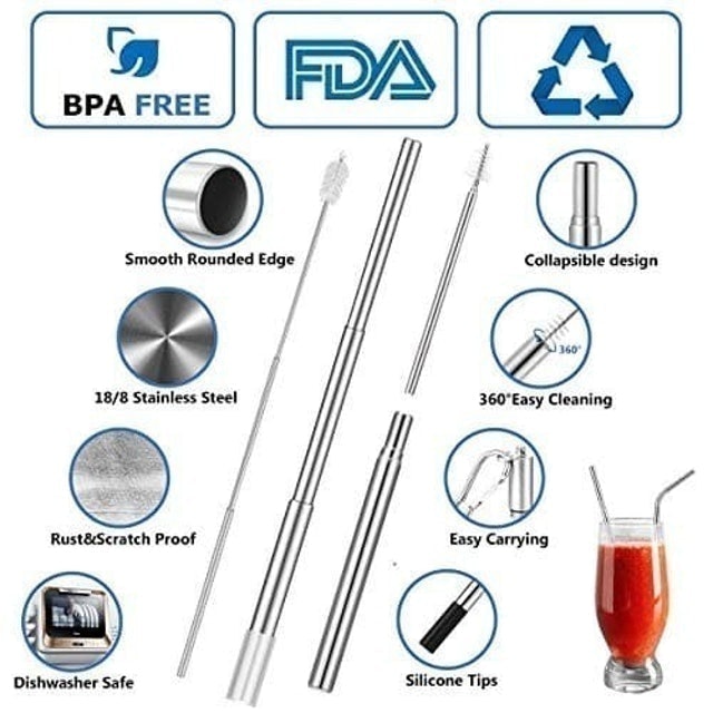 Reusable Telescopic Straw