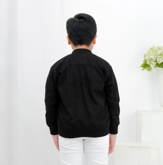 Brofash Brofash Jaket Bomber Kanvas Katun Anak Laki-laki