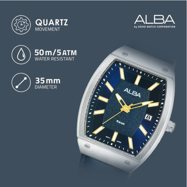 Seiko Group Corporation Alba Tank AG8N21X1