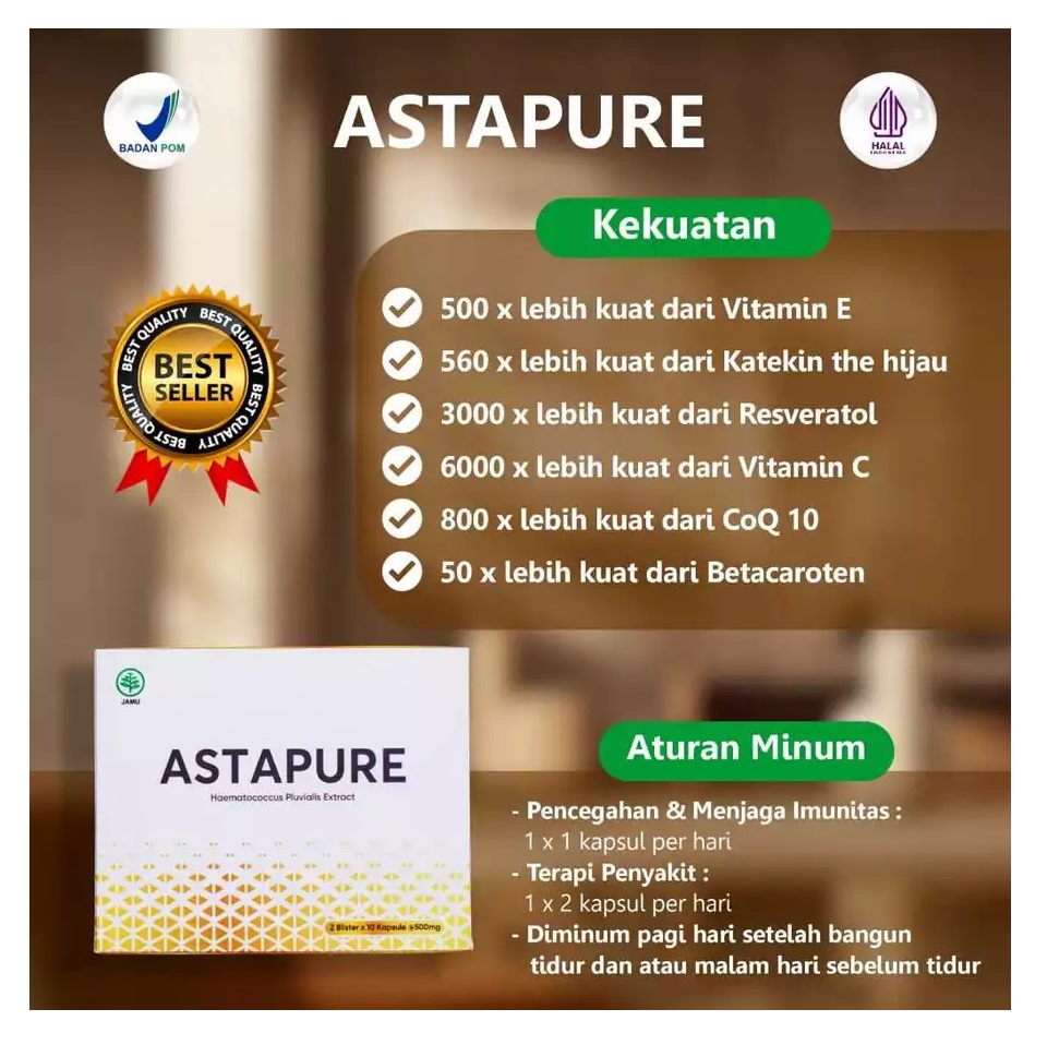 Brigit Biofarmaka Teknologi Astapure Extract Astaxanthin 10 mg