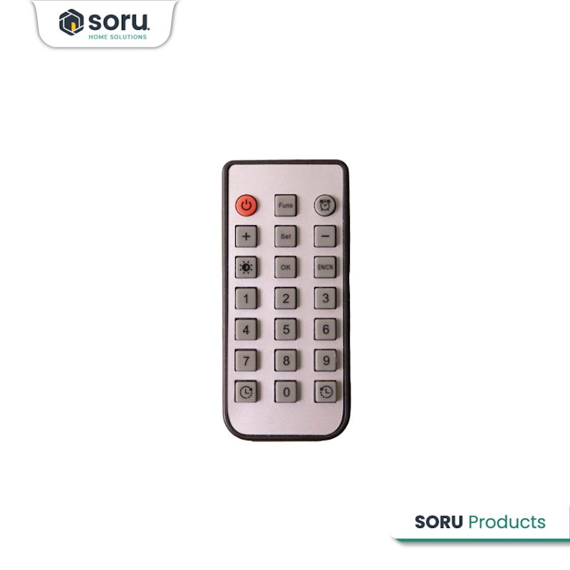 SORU Jam Dinding Digital Smart Alarm LED 5