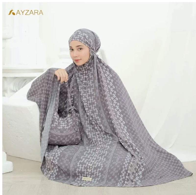 AYZARA Mukena Dewasa Rayon Motif Azura Series 4