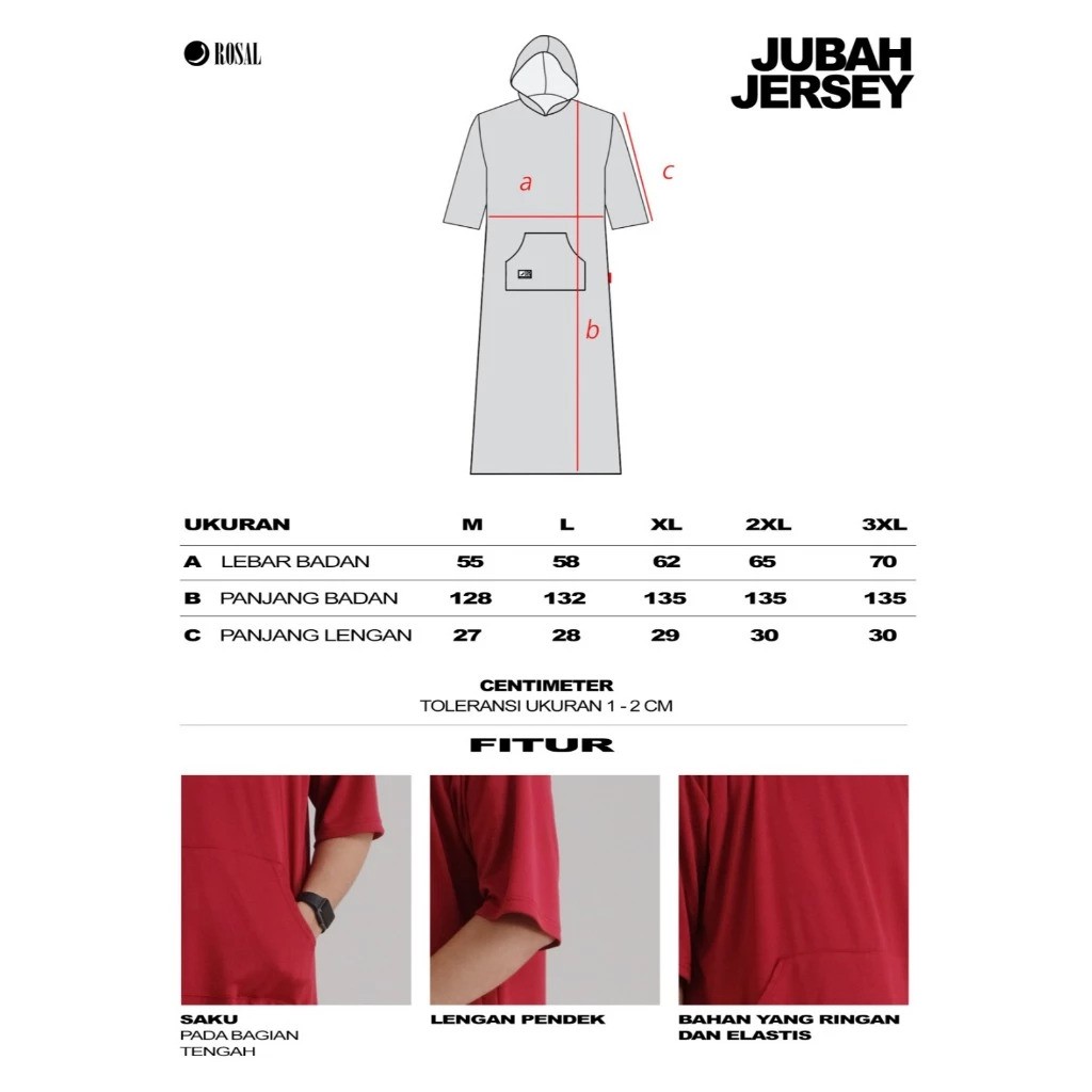 Rosal Jubah Jersey