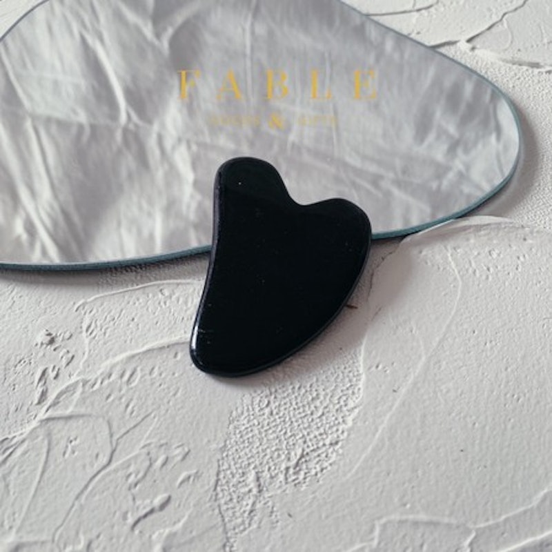 Obsidian Gua Sha Massage Tool 2