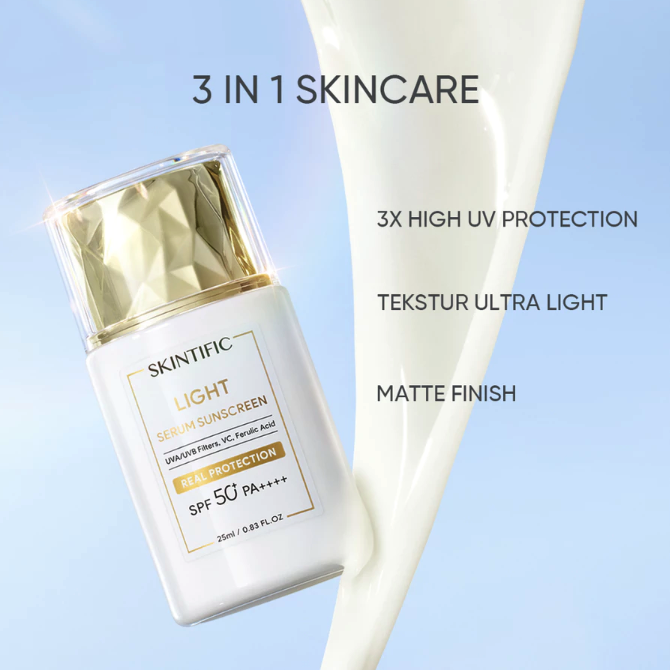 SKINTIFIC Cosmetics SKINTIFIC Light Serum Brightening Sunscreen SPF 50+ PA ++++