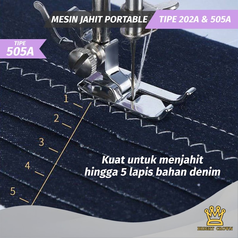 Bright Crown Mesin Jahit Mini Portable 4