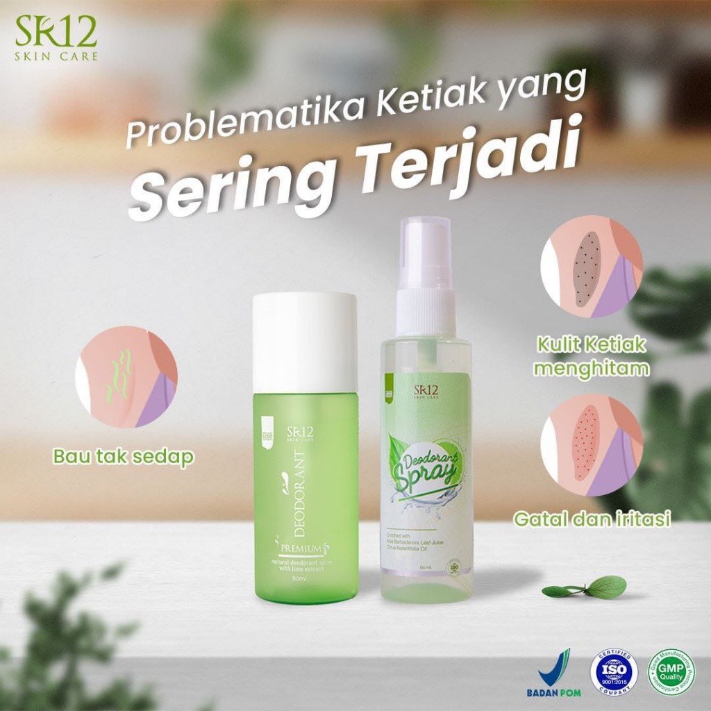 SR12 Herbal Perkasa SR12 Skincare Deodorant Spray Premium