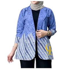 Gama Batik Blazer Batik Motif Liris