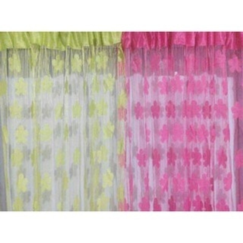 Tirai Benang Motif Bunga Sakura 3