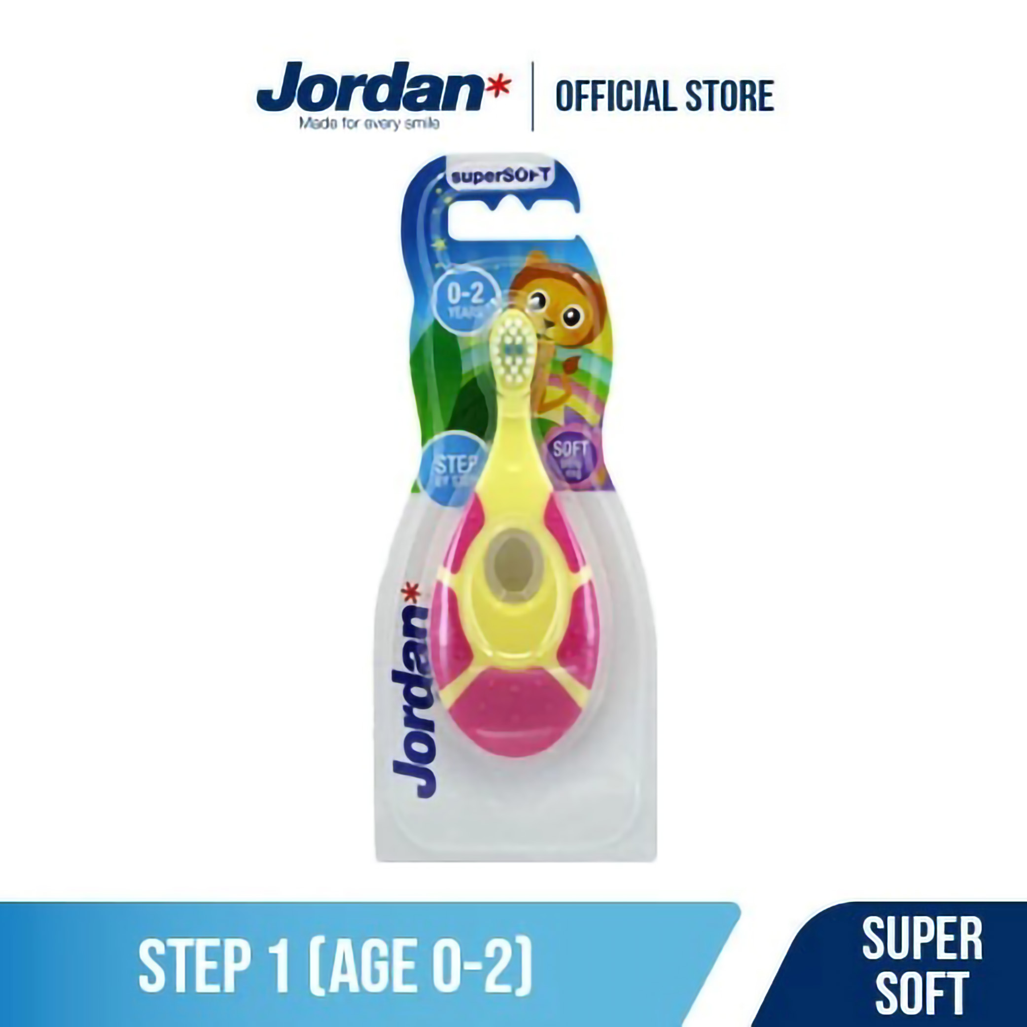 Orkla Jordan* Oral Care Kids Step 1 Super Soft 