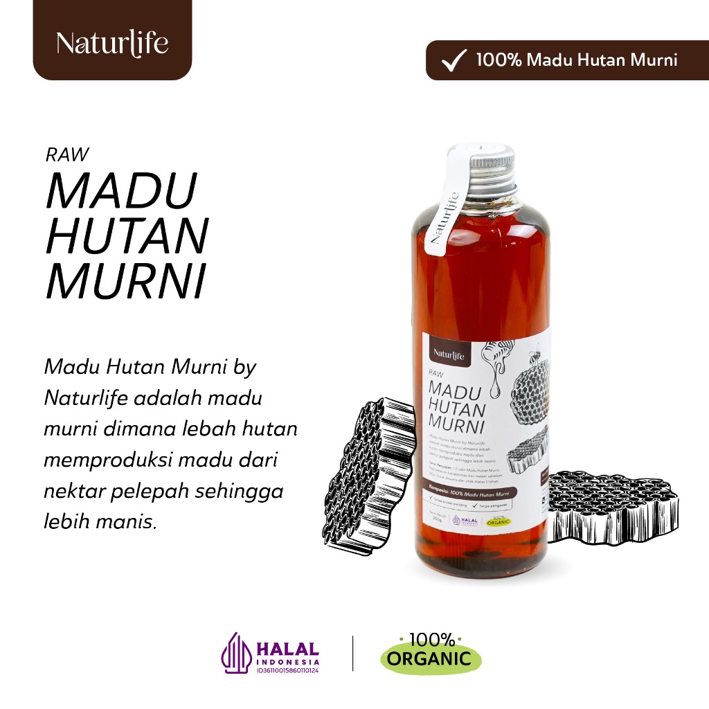 Naturlife Karya Indonesia Naturlife Madu Hutan Murni
