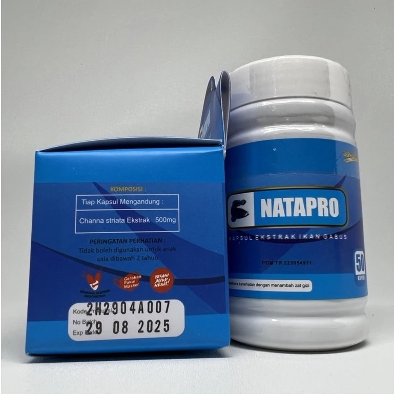 Ash-Shihhah Herbal Natapro (Kapsul Ekstrak Ikan Gabus)