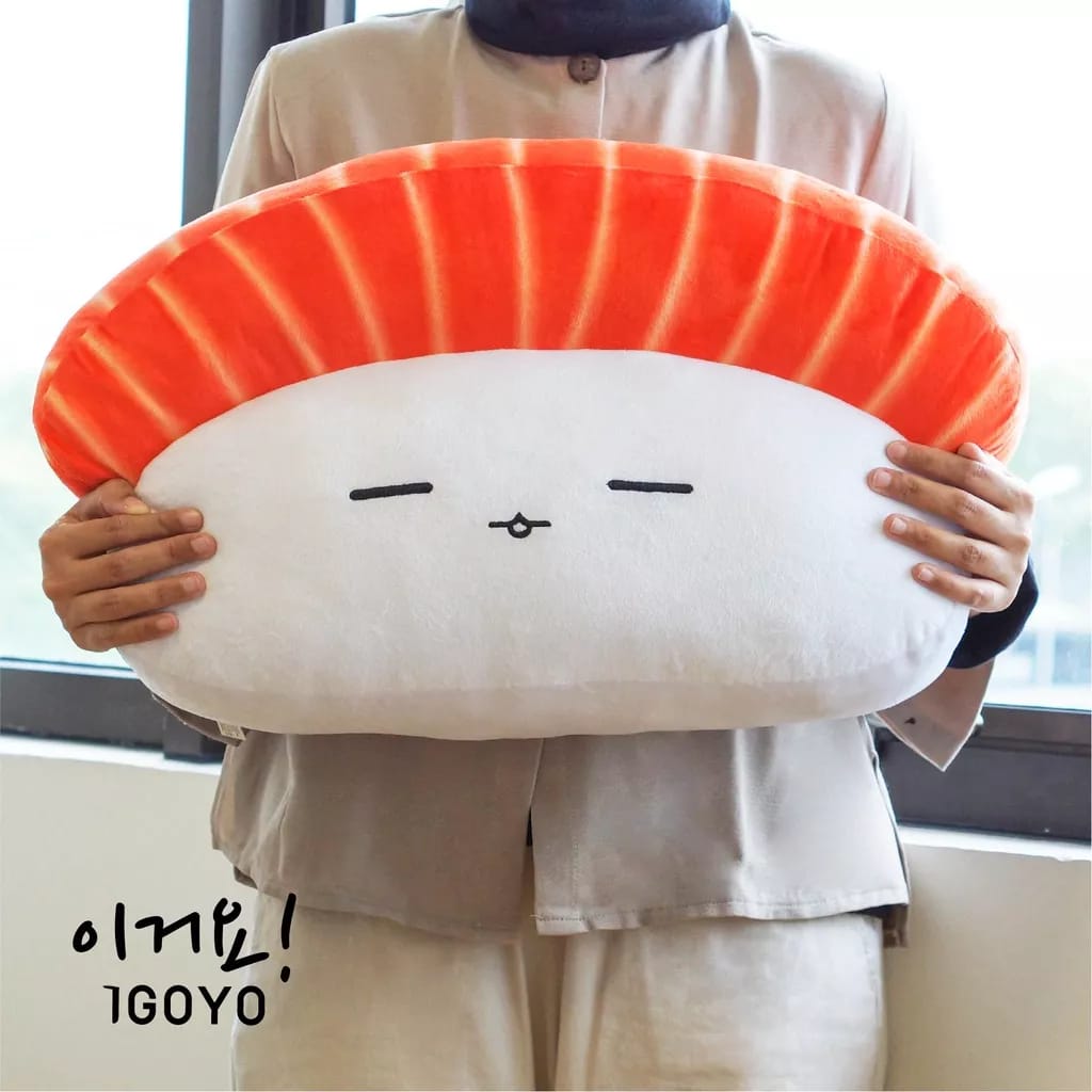 Boneka Sushi Salmon Obento Cushion 4