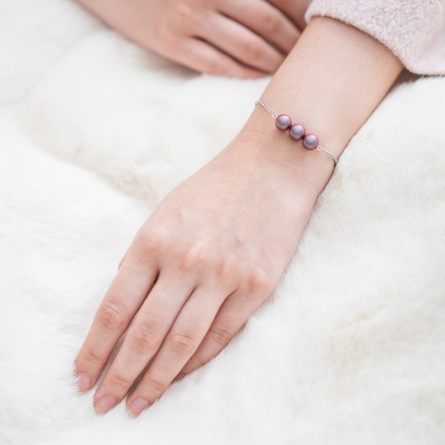 Petite Mherl Set Kalung Gelang Mutiara Swarovski