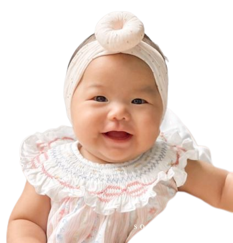 Sparkling Donut Baby Headband 1