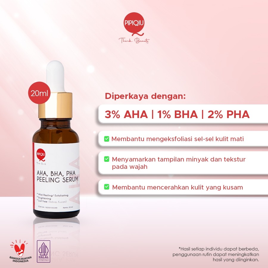 Javinci Berkat Kreatif Sentosa Pipiqiu AHA, BHA, PHA Peeling Serum