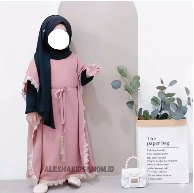 Alesha Kids & Mom Kaftan Anak najwa