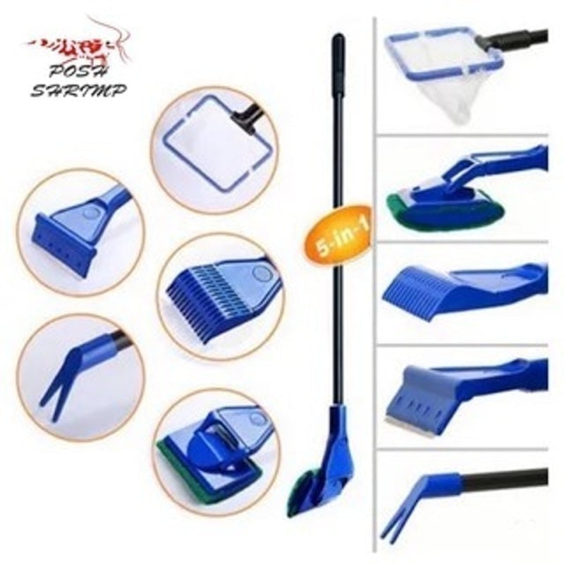 Alat Pembersih Aquarium 5 in 1 4