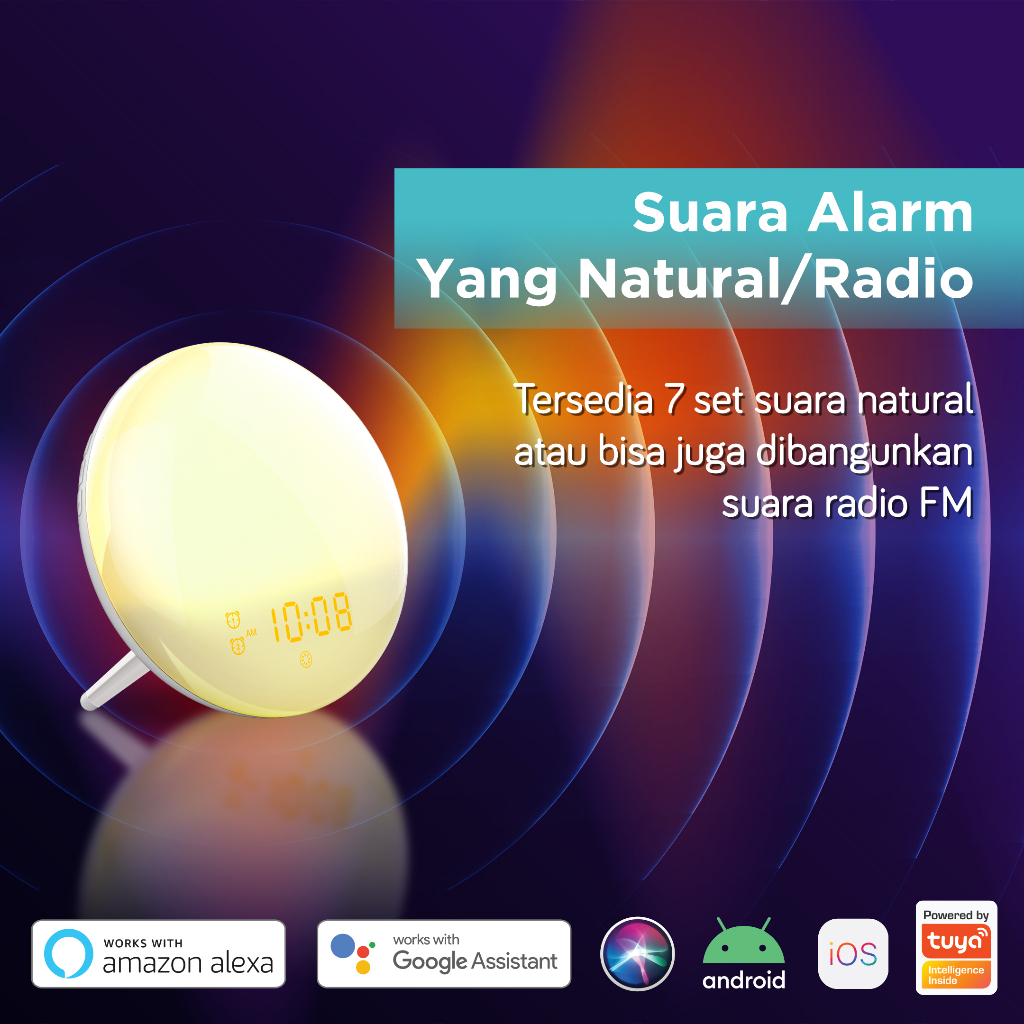 BARDI SOLUSI OTOMASI BARDI Smart Wake Up Light Clock