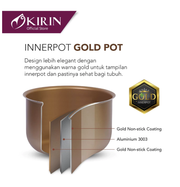 Kirin Griya Indotama Kirin Digital Rice Cooker 2.0 L KRC-420D