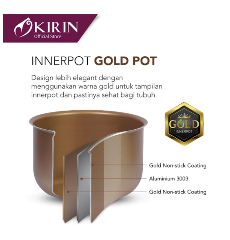 Kirin Digital Rice Cooker 2.0 L 3