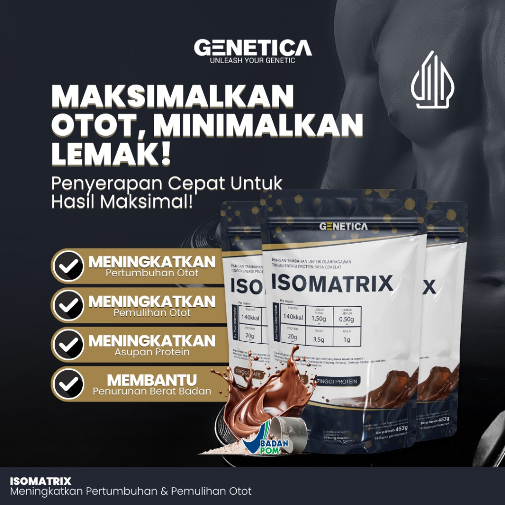 GENETICA Isomatrix Cokelat 3