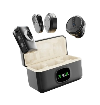 Brica B-VLOG Dual Magnetic Clip Wireless Microphone ｜ M3