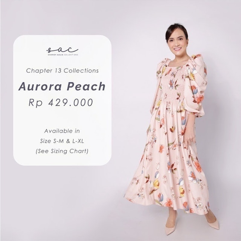 Aurora Peach Dress