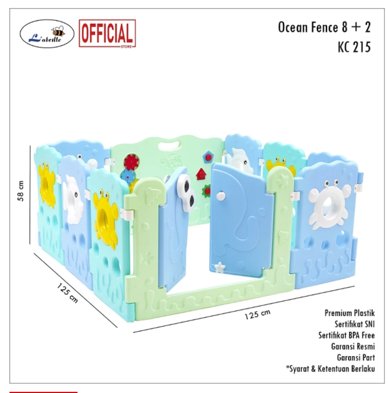 Labeille Ocean Fence 8+2 KC 215