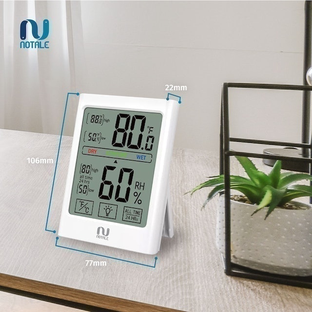Inti Nya Teknologi Notale Hygrometer Thermometer Humidity Meter 