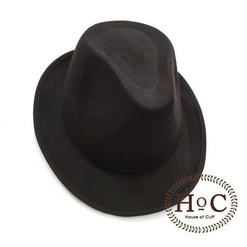 Houseofcuff Black Fedora Hat Laken 2