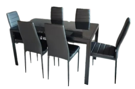 Marven Set Meja Makan 6 Kursi