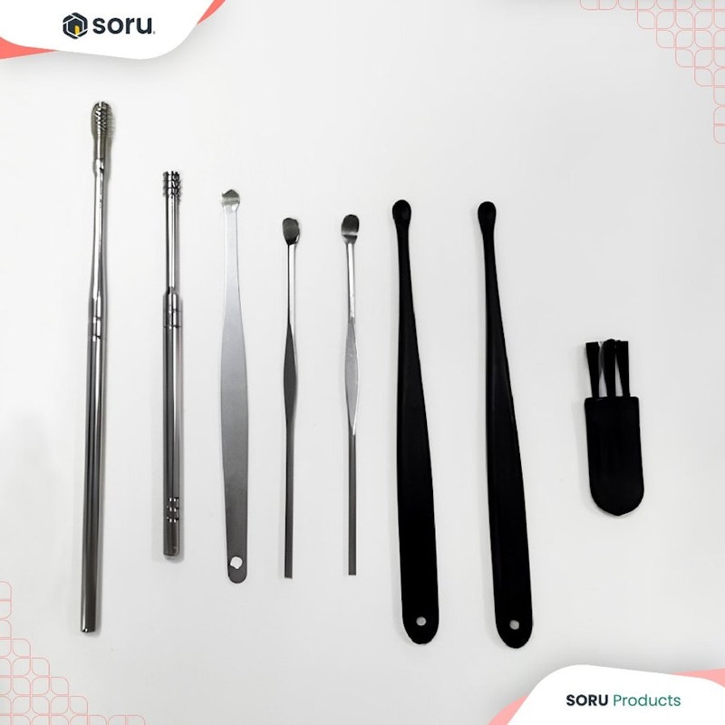 SORU Korek Kuping 8 in 1 Stainless Steel 3