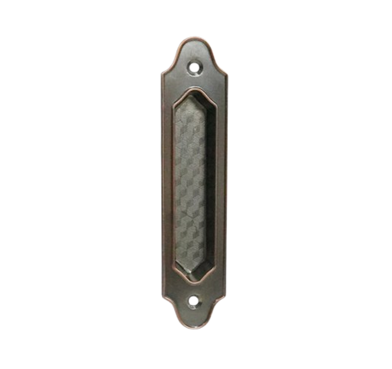 Glatino Flush Handle Zinc Antiq Copper 1