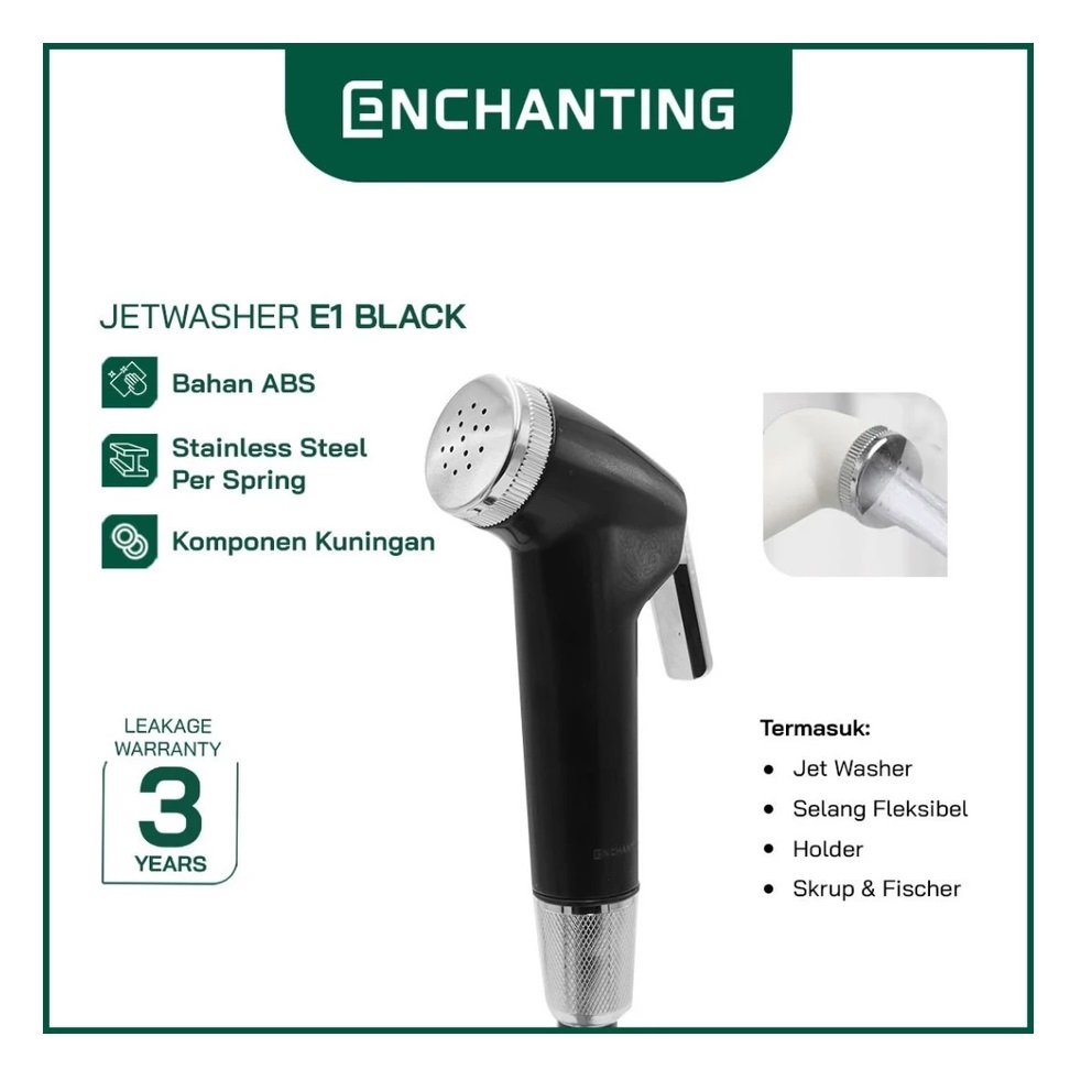 Europe Jet Washer E1 Series Black 2