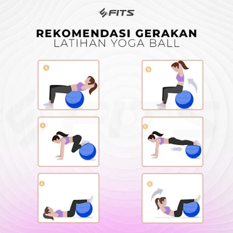 FITS Gym Ball Half Massage Point 5