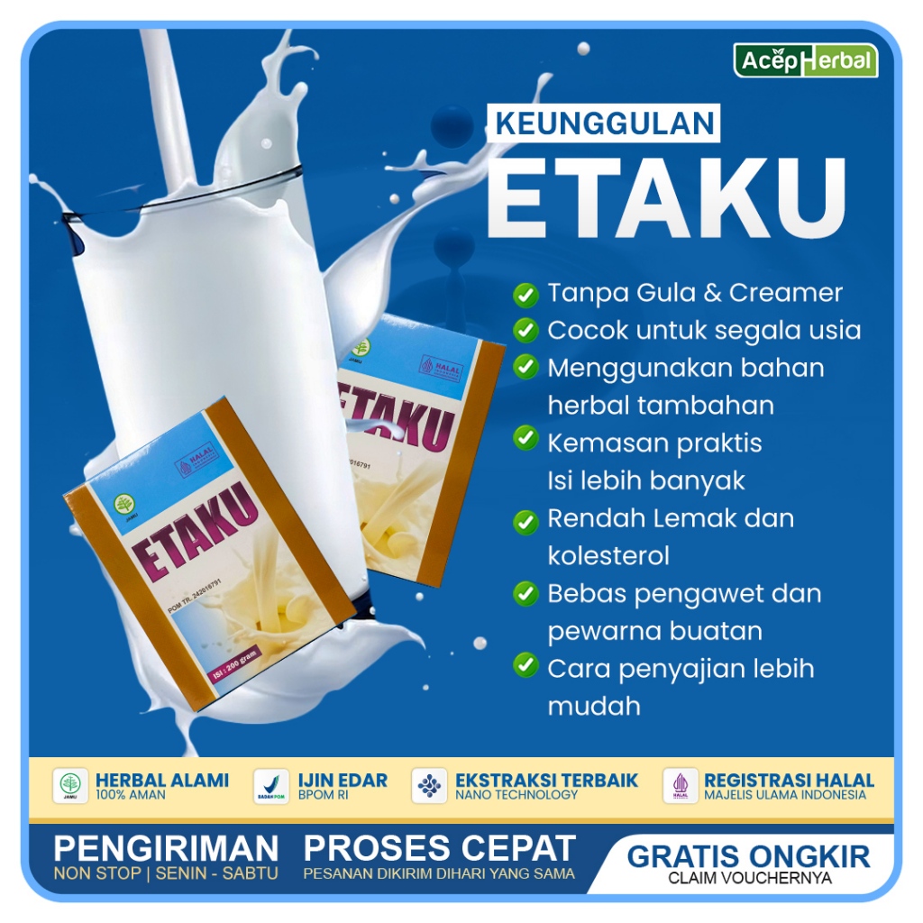 Mitra Herbal Nusantara Etaku Goat Milk 